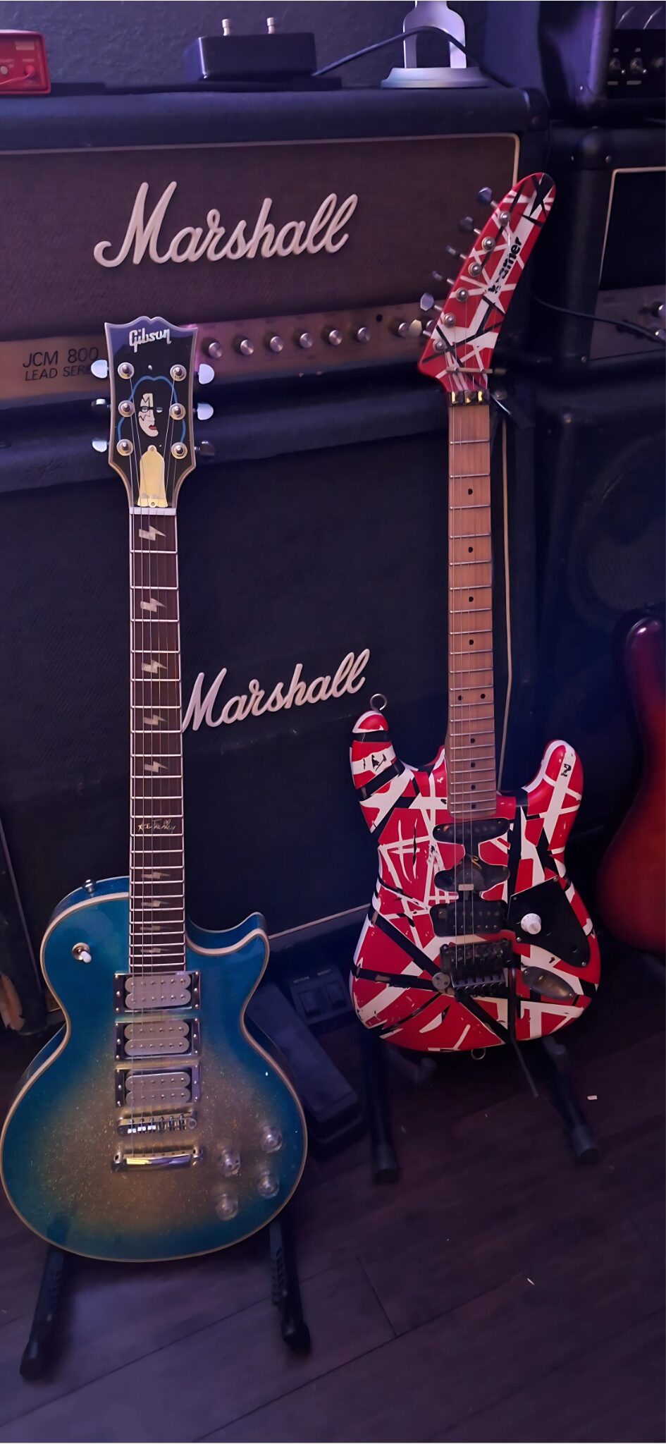 Jay with artist outside the studio